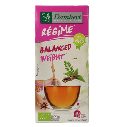 Damhert Tea time ideaal gewicht thee bio 20 Zakjes