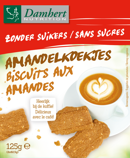 Damhert Amandelkoekjes 125 Gram