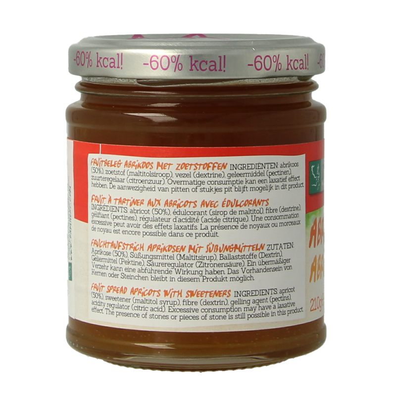 Damhert Confituur abrikoos low carb 210 Gram