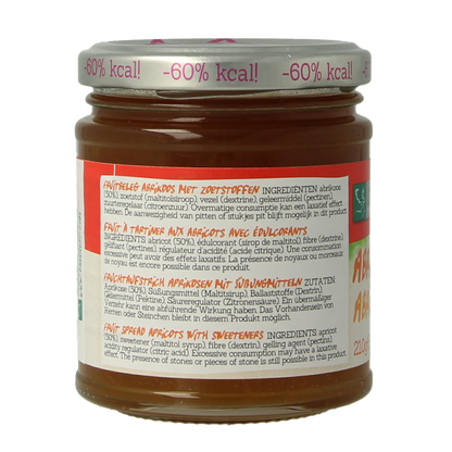 Damhert Confituur abrikoos low carb 210 Gram