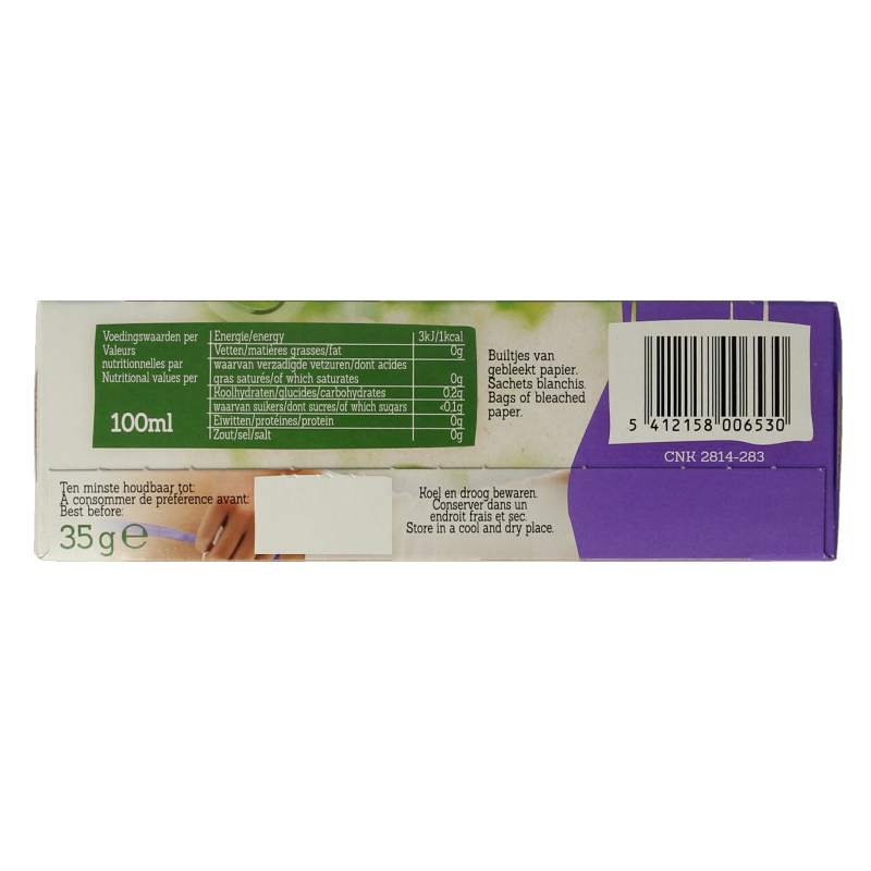 Damhert Tea time venkelthee bio 20 Zakjes
