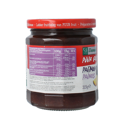 Damhert Puur fruit confituur pruimen 315.00 Gram