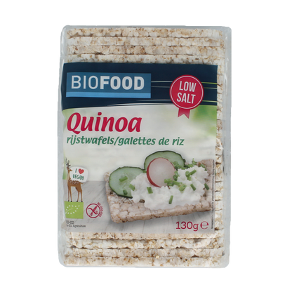 Damhert Rijstwafels met quinoa bio 130.00 Gram