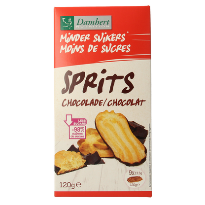 Damhert Sprits chocolade 120.00 Gram