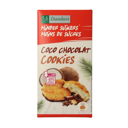 Damhert Kokoskoek chocolade low carb 110 Gram