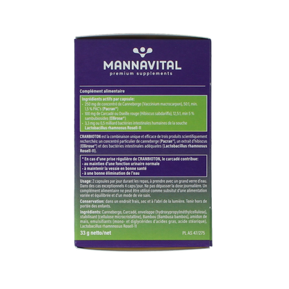Mannavital Cranbioton 60 Capsules