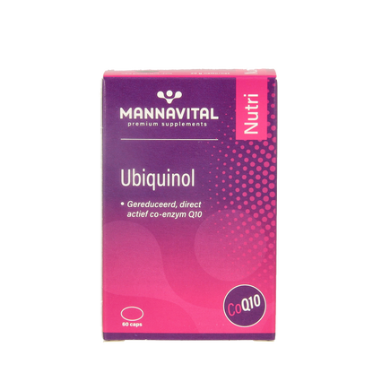Mannavital Ubiquinol co-enzym Q10 60 Capsules