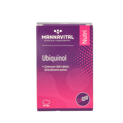 Mannavital Ubiquinol co-enzym Q10 60 Capsules