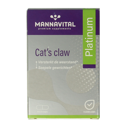 Mannavital Cat's claw platinum 60 Capsules