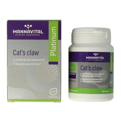 Mannavital Cat's claw platinum 60 Capsules