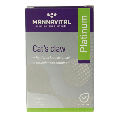Mannavital Cat's claw platinum 60 Capsules
