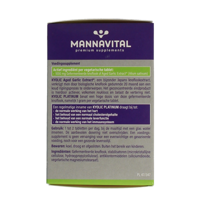 Mannavital Kyolic platinum 60 Tabletten