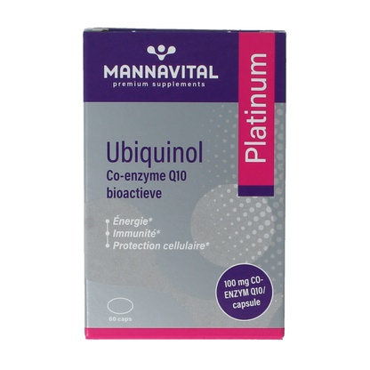Mannavital Ubiquinol platinum 60.00 Capsules