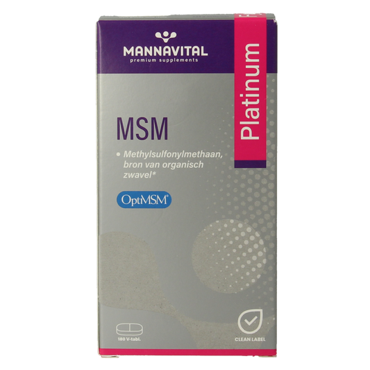 Mannavital MSM Platinum 180 Tabletten
