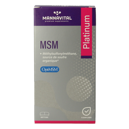 Mannavital MSM Platinum 180 Tabletten