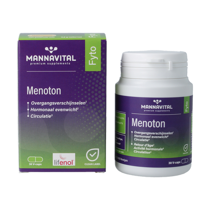 Mannavital Menoton 30 Vegetarische capsules