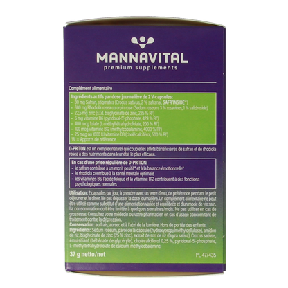 Mannavital D-priton 60.00 Capsules