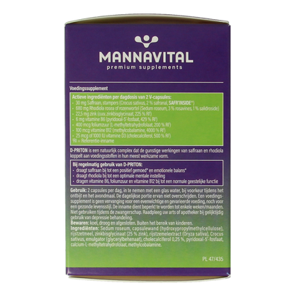 Mannavital D-priton 60.00 Capsules