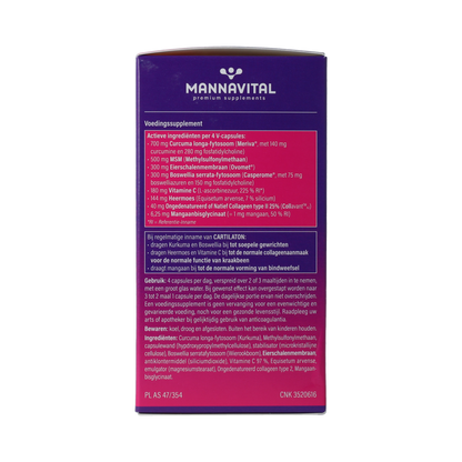 Mannavital Cartilaton 120.00 Vegetarische capsules