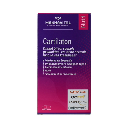Mannavital Cartilaton 120.00 Vegetarische capsules