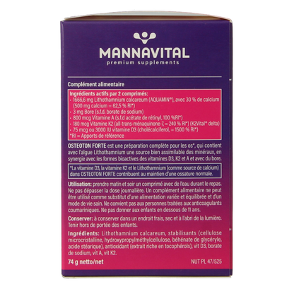 Mannavital Osteoton forte 60 Tabletten