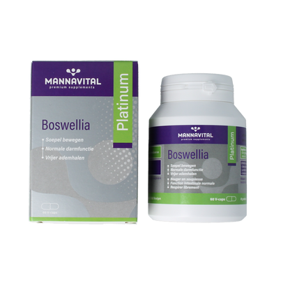 Mannavital Boswellia platinum 60 Vegetarische capsules