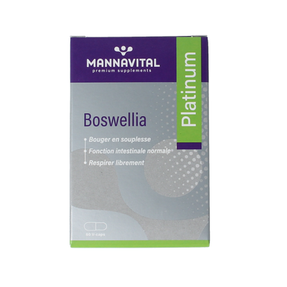 Mannavital Boswellia platinum 60 Vegetarische capsules