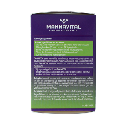 Mannavital Dormiton 60 Vegetarische capsules
