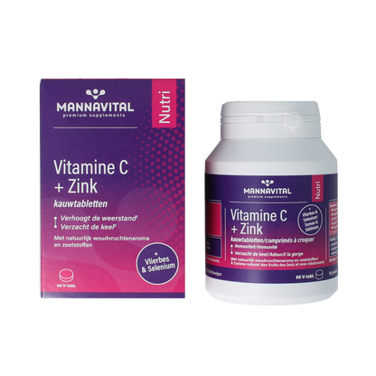 Mannavital Vitamine C plus zink 60 Tabletten