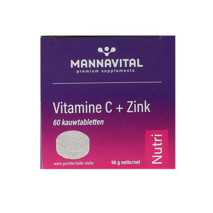 Mannavital Vitamine C plus zink 60 Tabletten