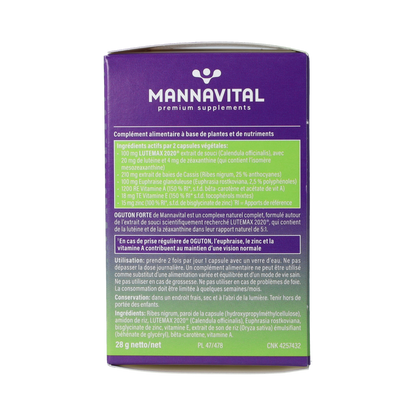 Mannavital Oguton forte 60.00 Vegetarische capsules
