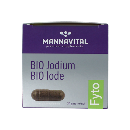 Mannavital Jodium bio platinum 90.00 Vegetarische capsules