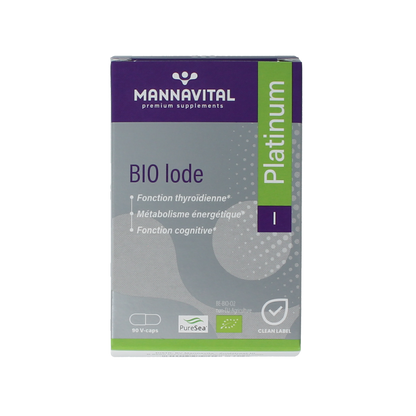Mannavital Jodium bio platinum 90.00 Vegetarische capsules