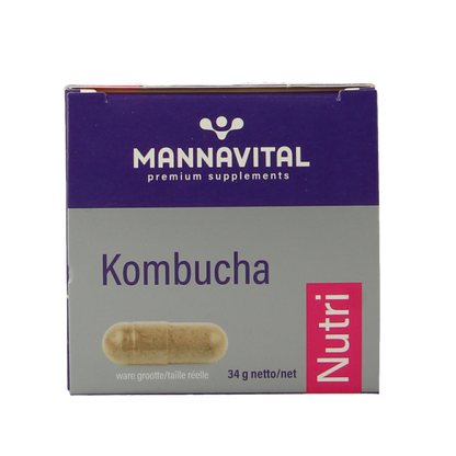 Mannavital Kombucha platinum 60 Vegetarische capsules