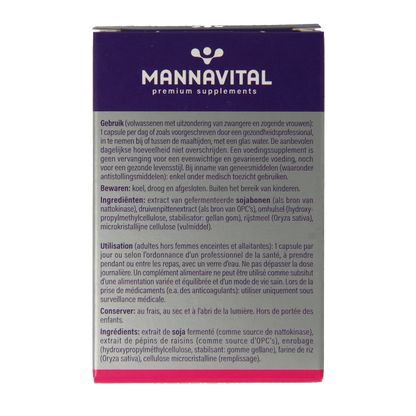 Mannavital Nattokinase platinum 90 Vegetarische capsules