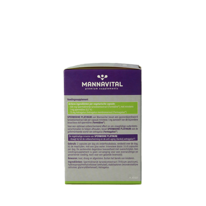 Mannavital Spermidine platinum 60 Vegetarische capsules
