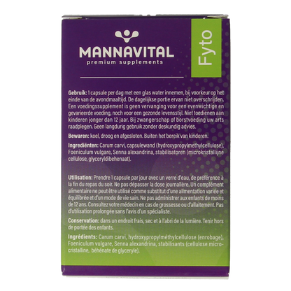 Mannavital Darmoton forte 60 Vegetarische capsules