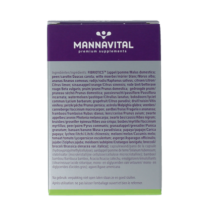 Mannavital Fibrioticum platinum 90.00 Vegetarische capsules