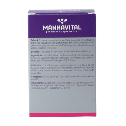 Mannavita Biotine platinum 60 Vegetarische capsules