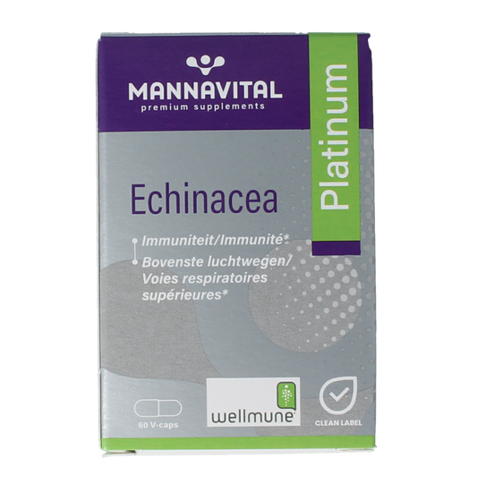 Mannavital Echinacea platinum 60 Vegetarische capsules