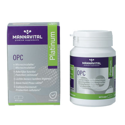 Mannavital OPC platinum 60 Vegetarische capsules