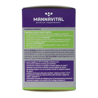 Mannavital OPC platinum 60 Vegetarische capsules
