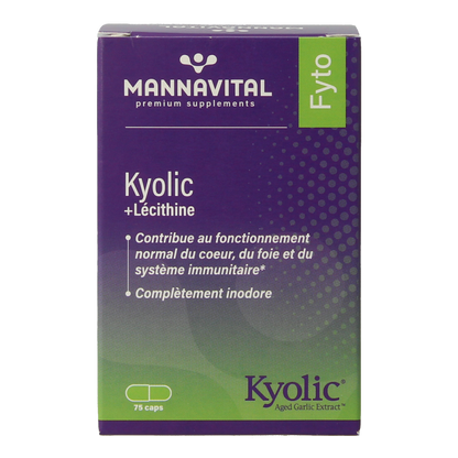 Mannavital Kyolic + lecithine 75.00 Capsules