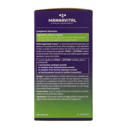 Mannavital Kyolic + lecithine 200 Capsules