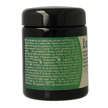 Bambu Salz Bamboezout zeer grof 9x gebrand 270 Gram