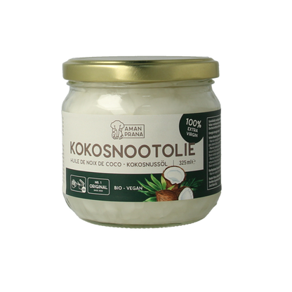 Amanprana Kokosnootolie bio 325 Milliliter