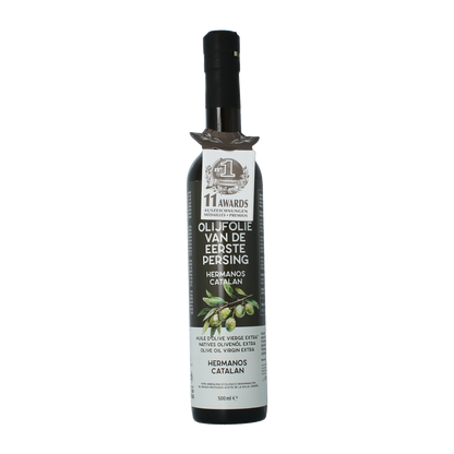 Amanprana Hermanos Catalan olijfolie extra vierge bio 500.00 Milliliter