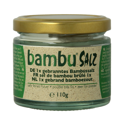 Bambu Salz Bamboezout zeer fijn 1x gebrand 110 Gram