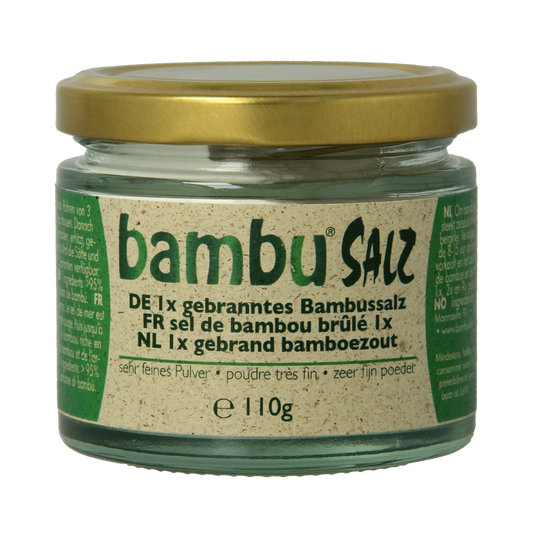 Bambu Salz Bamboezout zeer fijn 1x gebrand 110.00 Gram