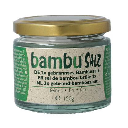 Bambu Salz Bamboezout fijn 2x gebrand 150 Gram